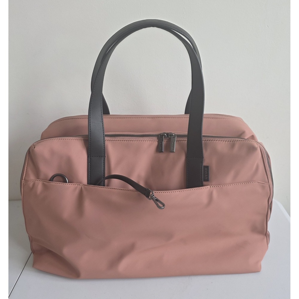 Away Everywhere Bag Pink Nylon Travel Tote Weekend Carry On Duffle Bag